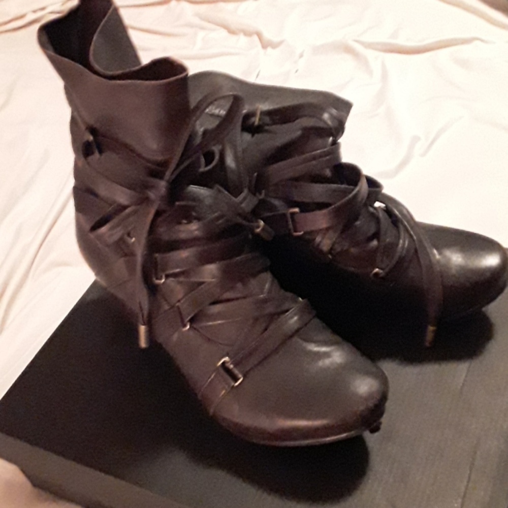 Anklebooties leather